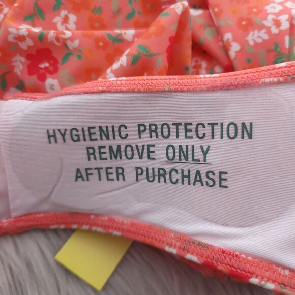 Summersalt Deep V HOP Orange Floral Womens One Piece Swim Bathing Suit Size 2 - Picture 11 of 12